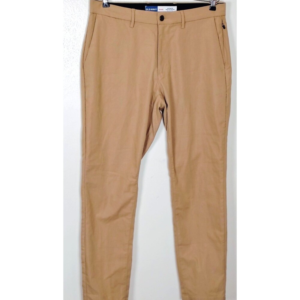 Old Navy Mens Pants 32 X 30 Ultimate Tech Slim Built In Flex Khaki
